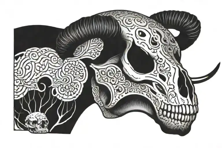 Goth Animal Skull