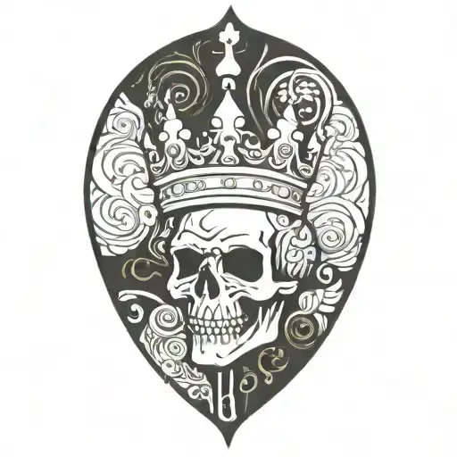 Number 186 With Crown On It