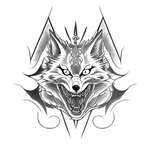 Evil Looking Kitsune