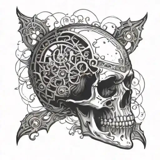 Skull Servitor 40K Universe