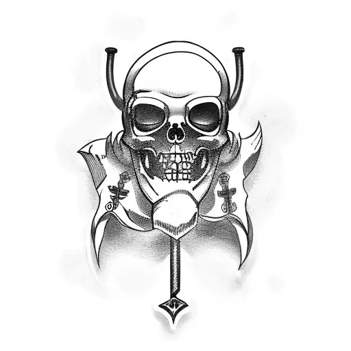 Heart Pirate Jolly Roger