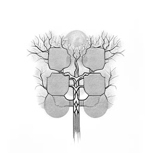 Family Tree With Roots That Spells Out Hasselbarth