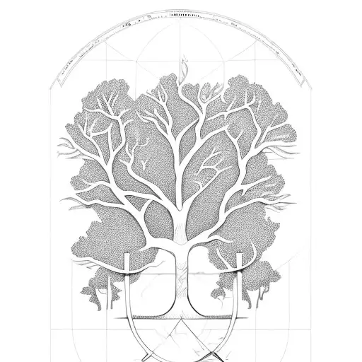 Family Tree That Has Branches That Spells Out Hasselbarth