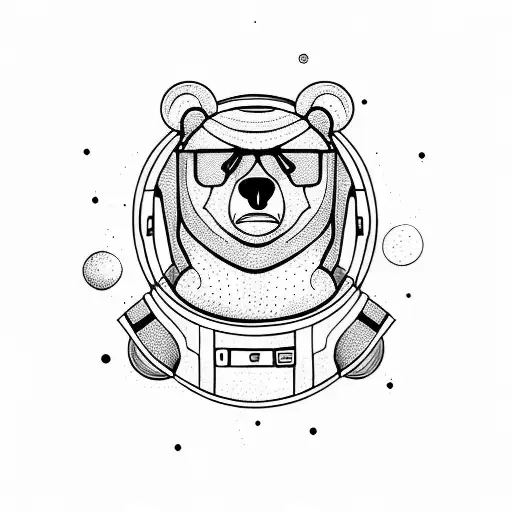 Dope Bear In Space