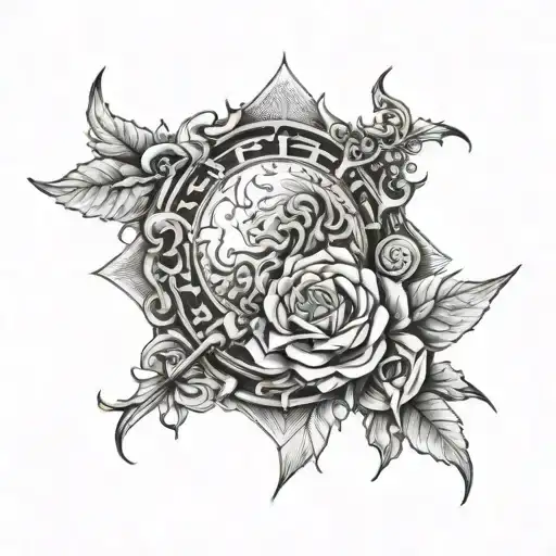 Christian Sleeve Tattoo Design