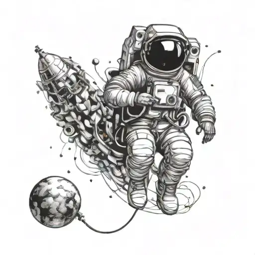 Astronaut Lost In Space