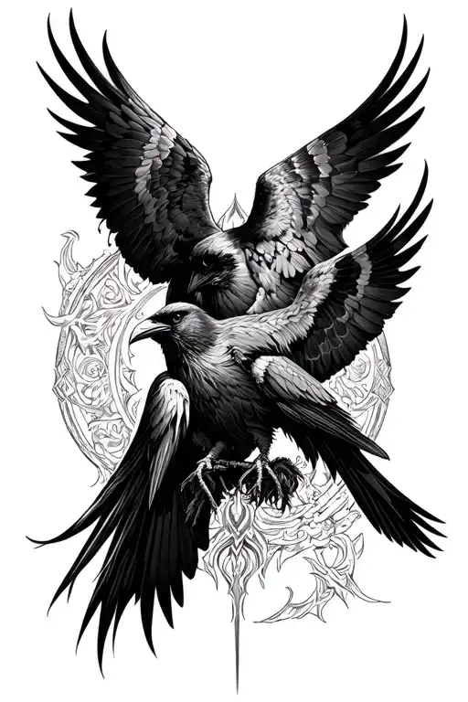 Odin And His Ravens