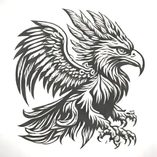 Albanian Eagle Tattoo