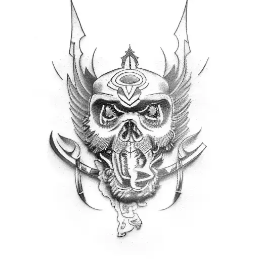 Tatouage Organisation Paramilitaire Black Legacy