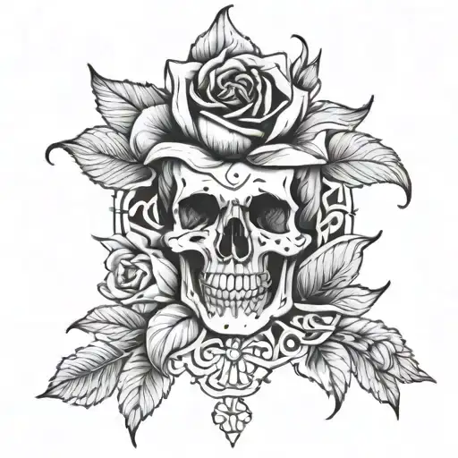 Lilly Rose Flower Surrounded Bye Death Him Self And Past Loved Ones