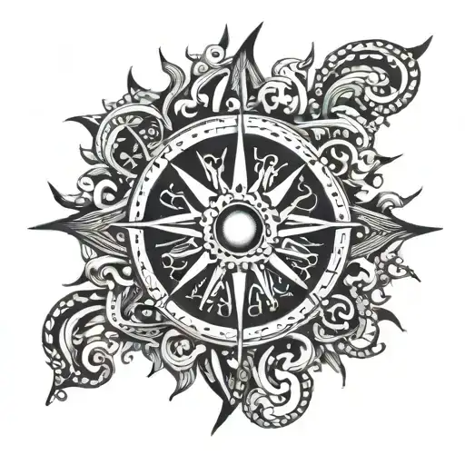 Kolovrat In The Form Of The Sun