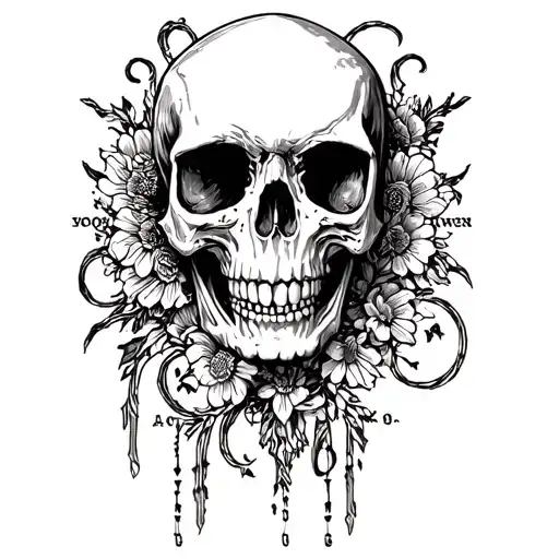 Skull Quotes Written