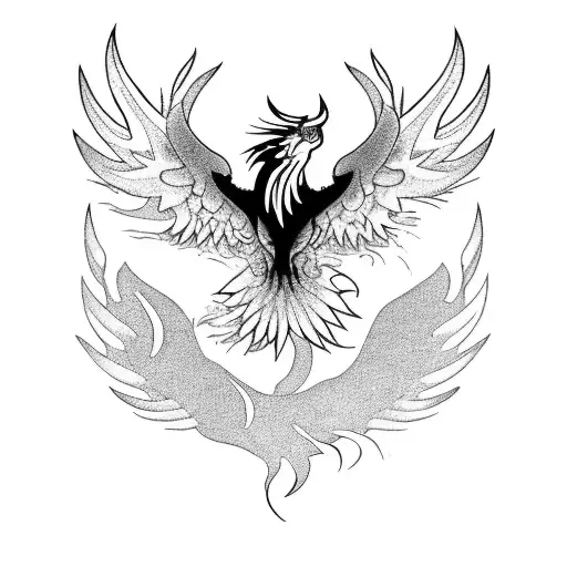 Phoenix For Chest And Arm