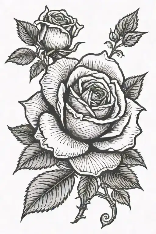 Rose With Stem