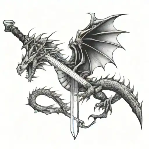 Dragon And Sword