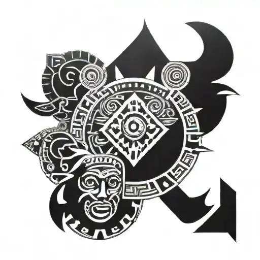 Aztec Symbols No Triangles