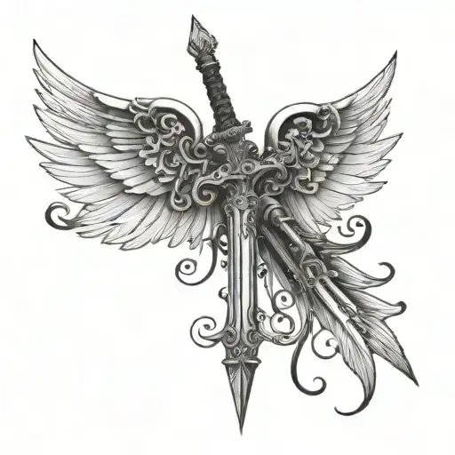 Wings Angel Sword