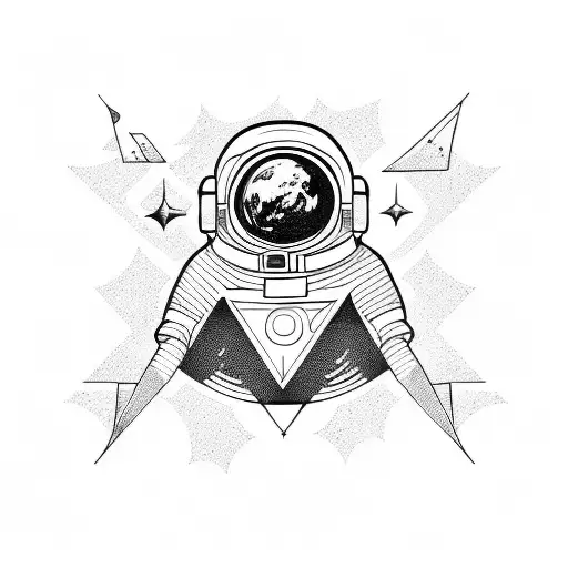 Outer Space Half Sleeve