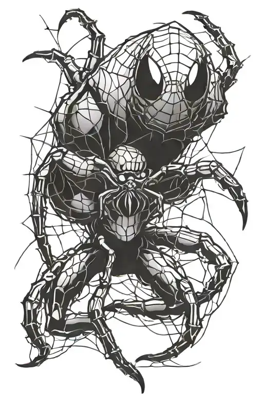 Spider Coming Out Of Skin