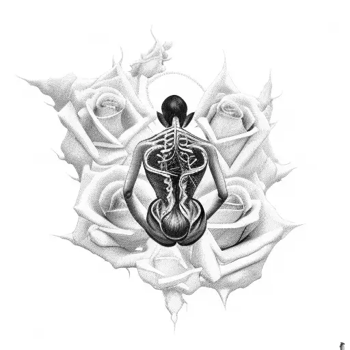 Album In Utero Nirvana With Roses And Fire