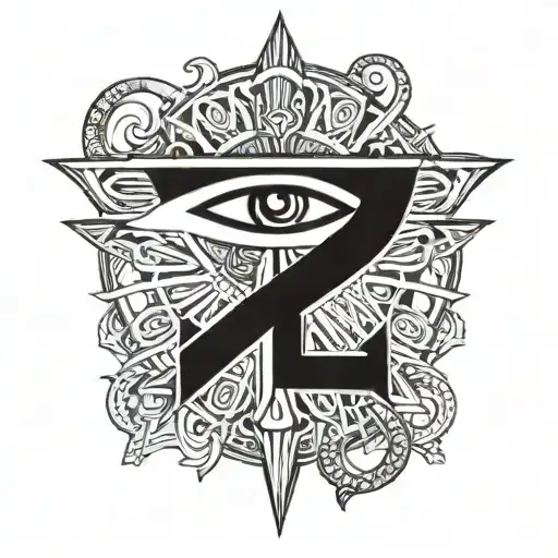 Ankh Symbol With Eye