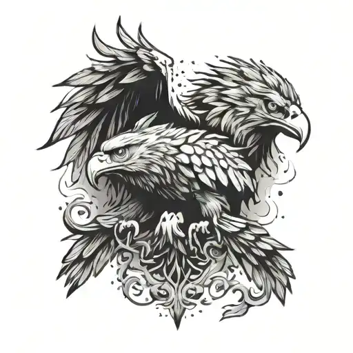 Eagle Wolf And Phanter