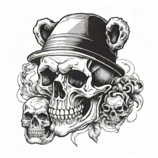Skull Smoke Bear