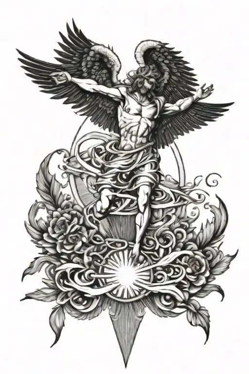 Icarus Falling And The Sun Is The Shape Of The Triquerta