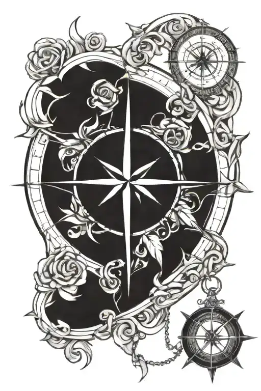 Compass Rose Intertwined