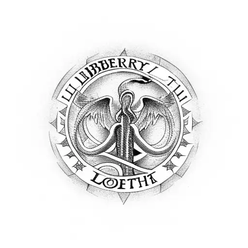 Libertarien Logo Liberty Or Death With A Snake