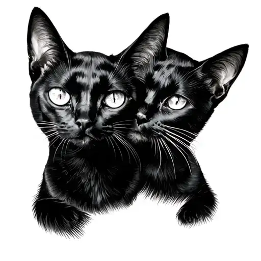 Two Black Cats