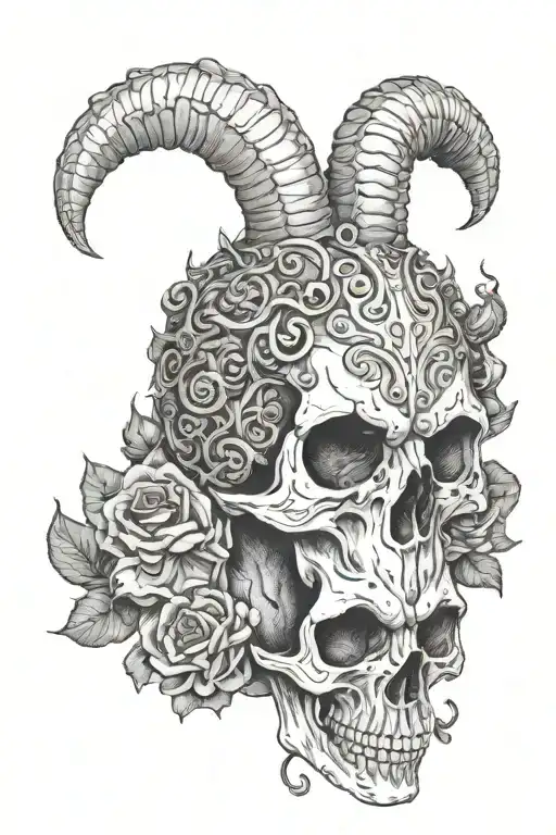 Dark Aries Skull Who Has Blood