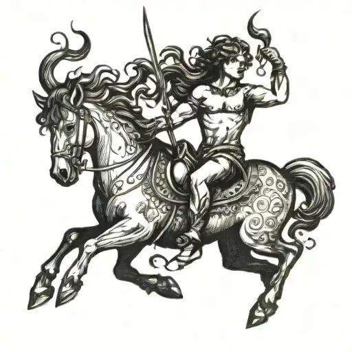 Centaur With Fire Bow