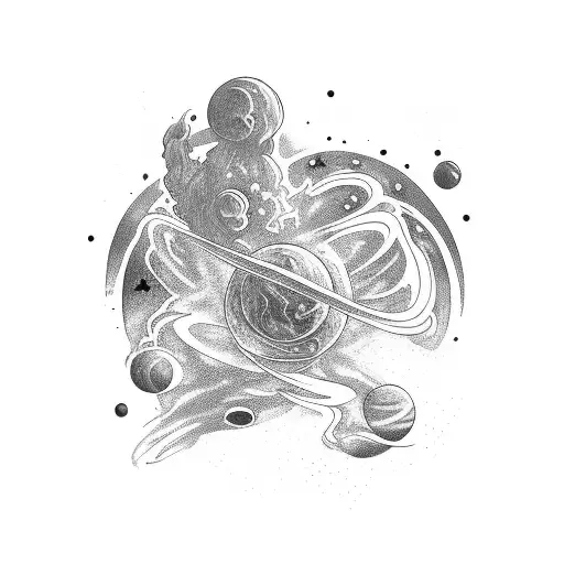 Hand Hilding The Galaxy