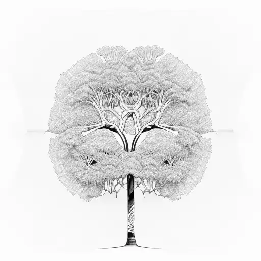 Brazilian Araucariaceae Tree