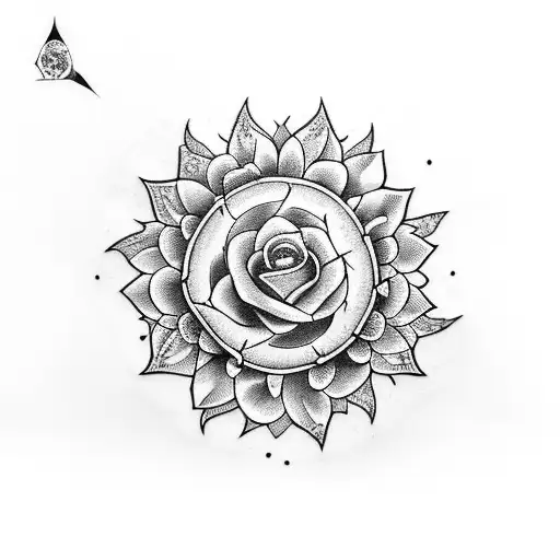 Dagger With Snake With Sunflower And Daisy Incorporated