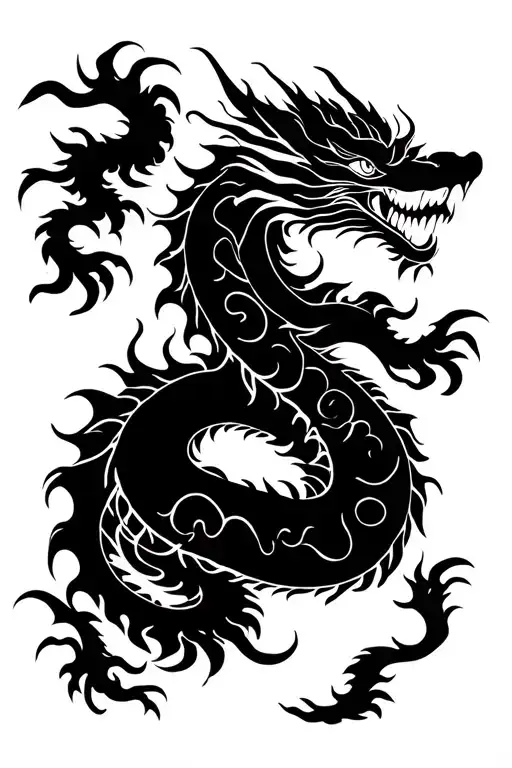 Chinese Dragon Wrapped