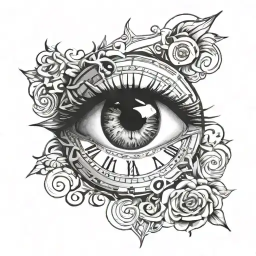 Eye And Clock