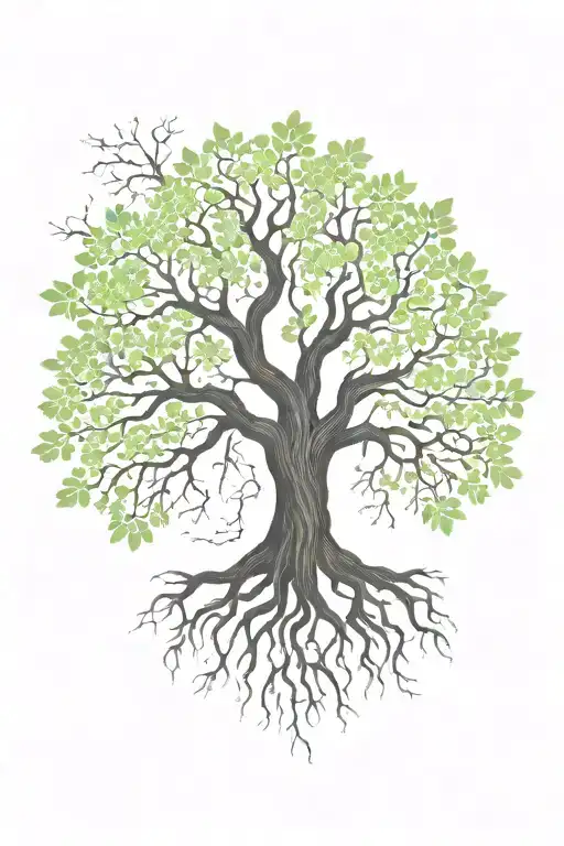 Dark Oak Tree Growing