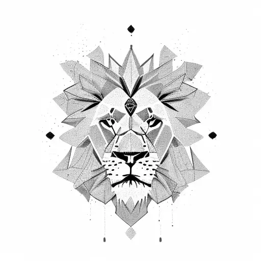 Israeli Map With Lion