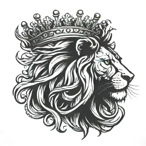 Scottish Lion With A Crown