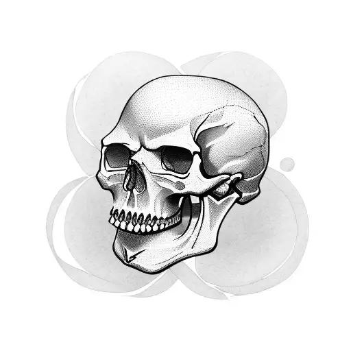 Skull Made Out Of Bicycle Parts