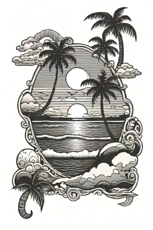 Sunset Over Pacific Beach