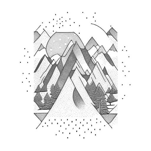 Mountain In Honey Cluster