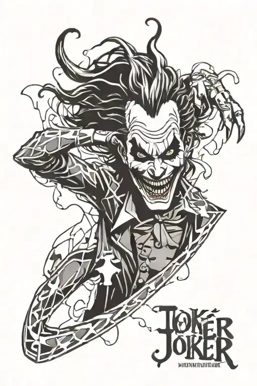 90S Theme Sleeve With The Joker