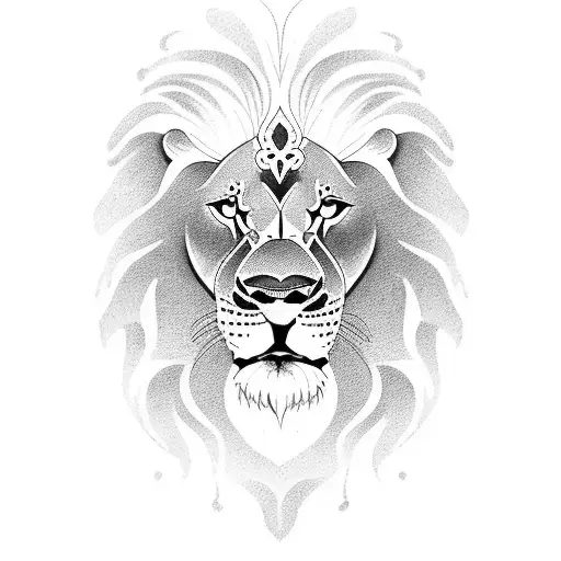 Lion Con La Palabra Mau De Fondo