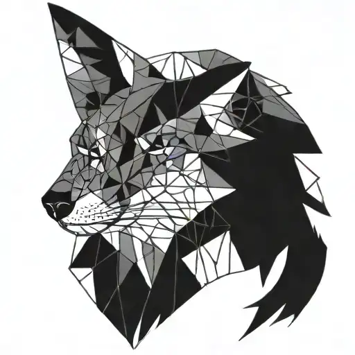 Geometric Fox And Owl
