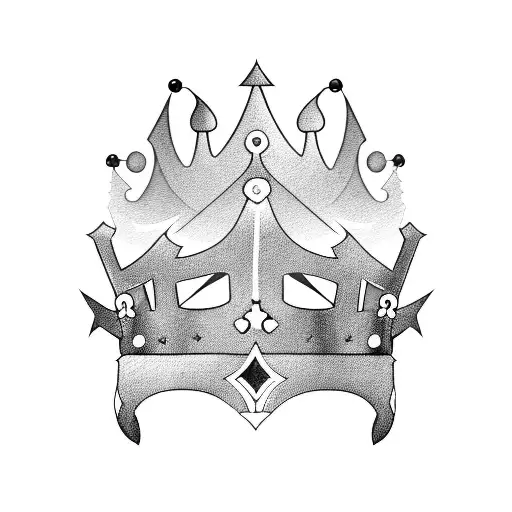 Upside Down King Crown