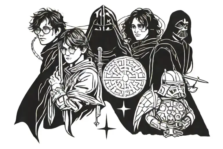 Harry Potter Star Wars Lord Of The Rings