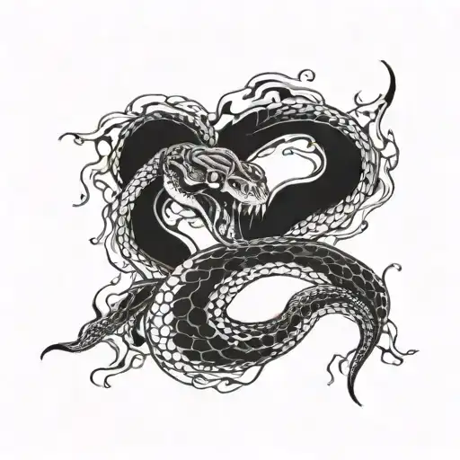 A Snake Shedding Tears Of Blood